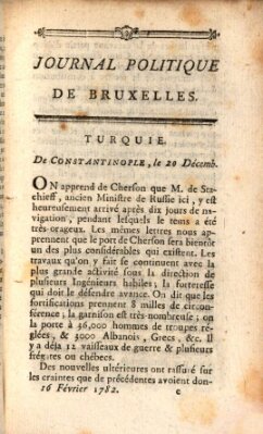 Mercure de France Samstag 16. Februar 1782