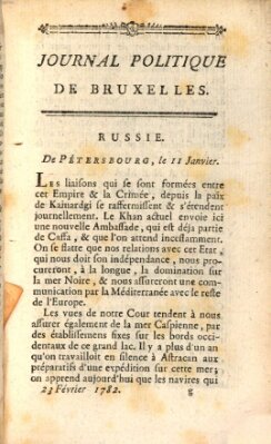 Mercure de France Samstag 23. Februar 1782