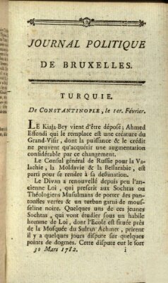 Mercure de France Samstag 30. März 1782