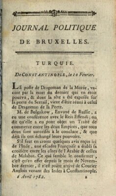 Mercure de France Samstag 6. April 1782