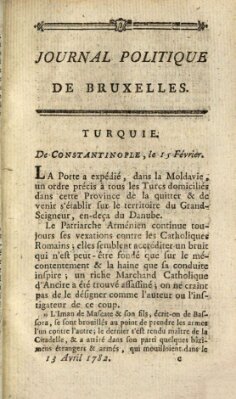 Mercure de France Samstag 13. April 1782