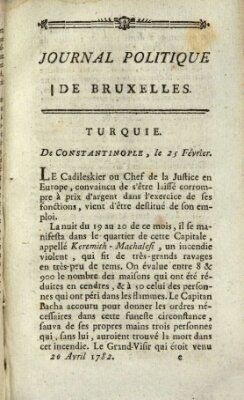 Mercure de France Samstag 20. April 1782