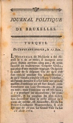 Mercure de France Samstag 10. August 1782