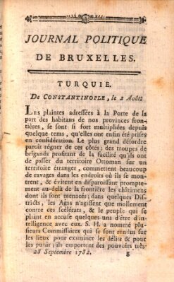 Mercure de France Samstag 28. September 1782