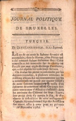 Mercure de France Samstag 16. November 1782