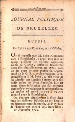 Mercure de France Samstag 30. November 1782