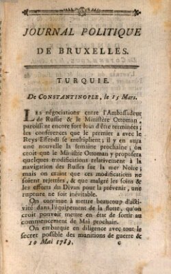 Mercure de France Samstag 10. Mai 1783