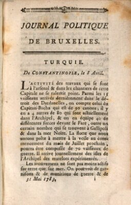 Mercure de France Samstag 31. Mai 1783