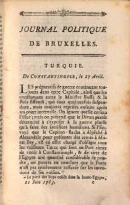 Mercure de France Samstag 21. Juni 1783