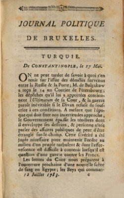 Mercure de France Samstag 12. Juli 1783