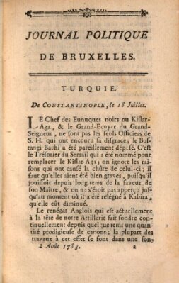 Mercure de France Samstag 2. August 1783