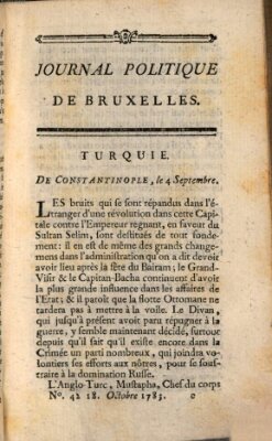 Mercure de France Samstag 18. Oktober 1783