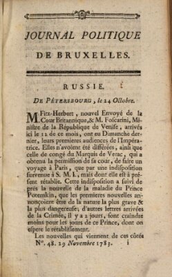 Mercure de France Samstag 29. November 1783