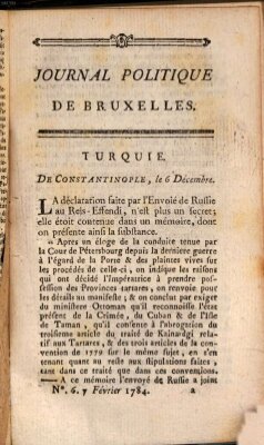 Mercure de France Samstag 7. Februar 1784