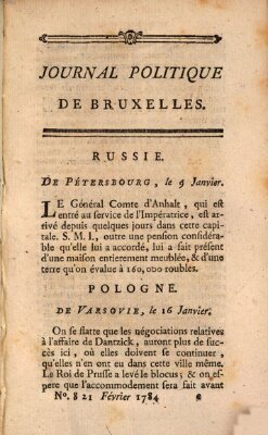 Mercure de France Samstag 21. Februar 1784