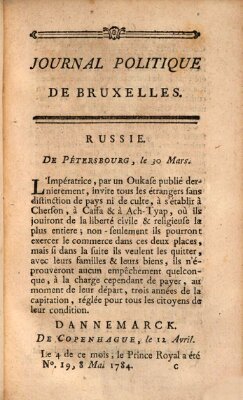 Mercure de France Samstag 8. Mai 1784