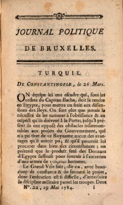 Mercure de France Samstag 29. Mai 1784