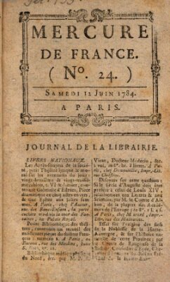 Mercure de France Samstag 12. Juni 1784