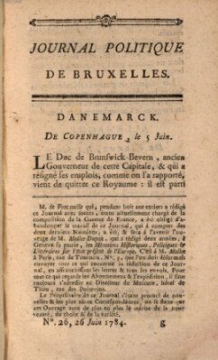 Mercure de France Samstag 26. Juni 1784