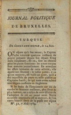 Mercure de France Samstag 7. August 1784