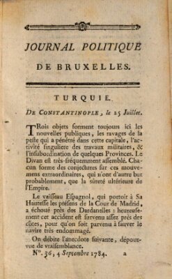 Mercure de France Samstag 4. September 1784