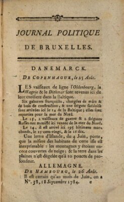 Mercure de France Samstag 18. September 1784