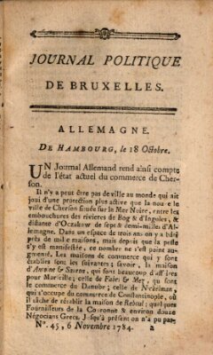 Mercure de France Samstag 6. November 1784