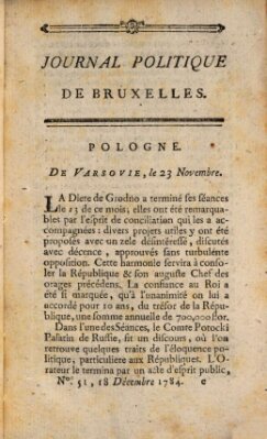 Mercure de France Samstag 18. Dezember 1784