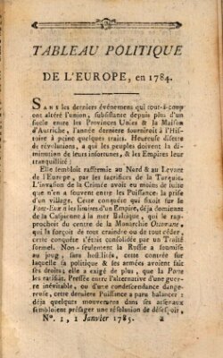 Mercure de France Samstag 1. Januar 1785