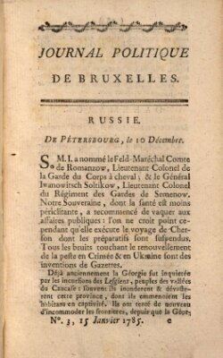 Mercure de France Samstag 15. Januar 1785