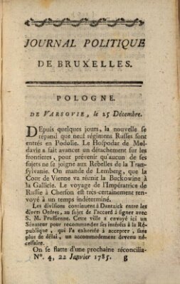 Mercure de France Samstag 22. Januar 1785