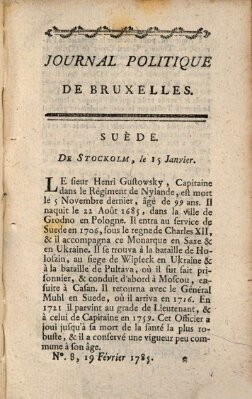 Mercure de France Samstag 19. Februar 1785