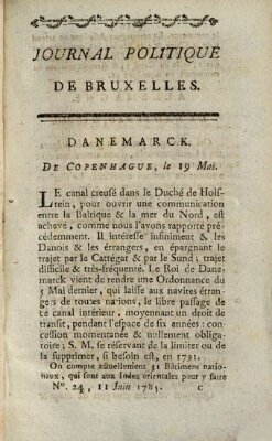 Mercure de France Samstag 11. Juni 1785