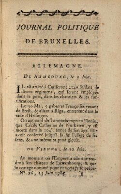 Mercure de France Samstag 25. Juni 1785