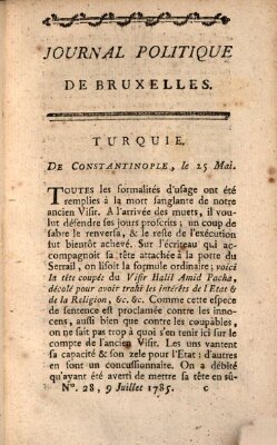 Mercure de France Samstag 9. Juli 1785