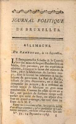 Mercure de France Samstag 24. September 1785