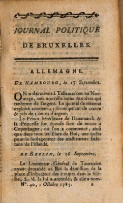 Mercure de France Samstag 1. Oktober 1785