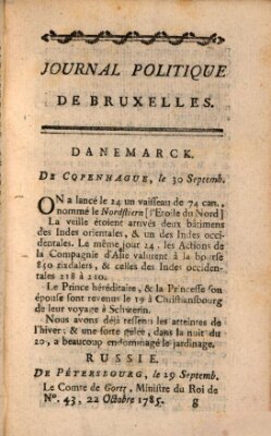 Mercure de France Samstag 22. Oktober 1785