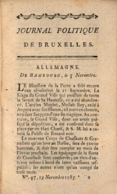 Mercure de France Samstag 19. November 1785