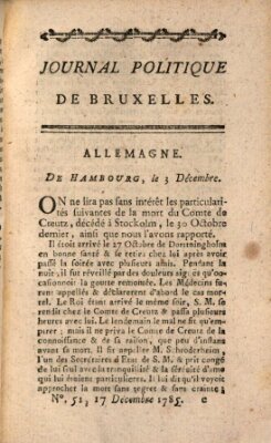 Mercure de France Samstag 17. Dezember 1785