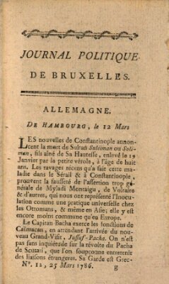 Mercure de France Samstag 25. März 1786