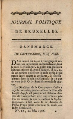 Mercure de France Samstag 20. Mai 1786