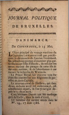 Mercure de France Samstag 17. Juni 1786