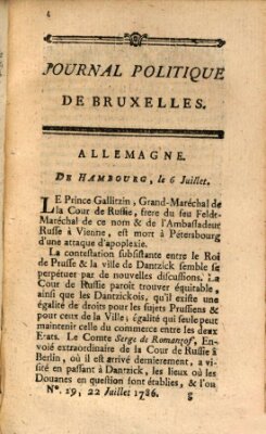 Mercure de France Samstag 22. Juli 1786