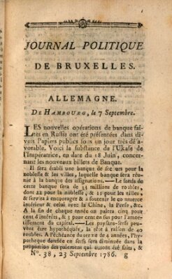 Mercure de France Samstag 23. September 1786