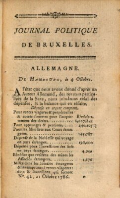 Mercure de France Samstag 21. Oktober 1786