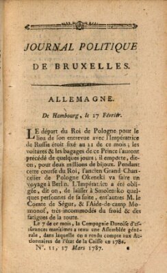 Mercure de France Samstag 17. März 1787