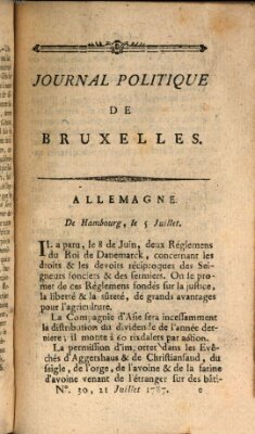 Mercure de France Samstag 21. Juli 1787