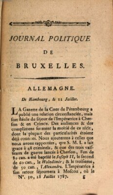 Mercure de France Samstag 28. Juli 1787