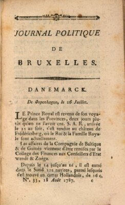 Mercure de France Samstag 18. August 1787